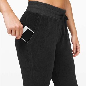 Lululemon Women's Warm Down Jogger in Velour Fabric